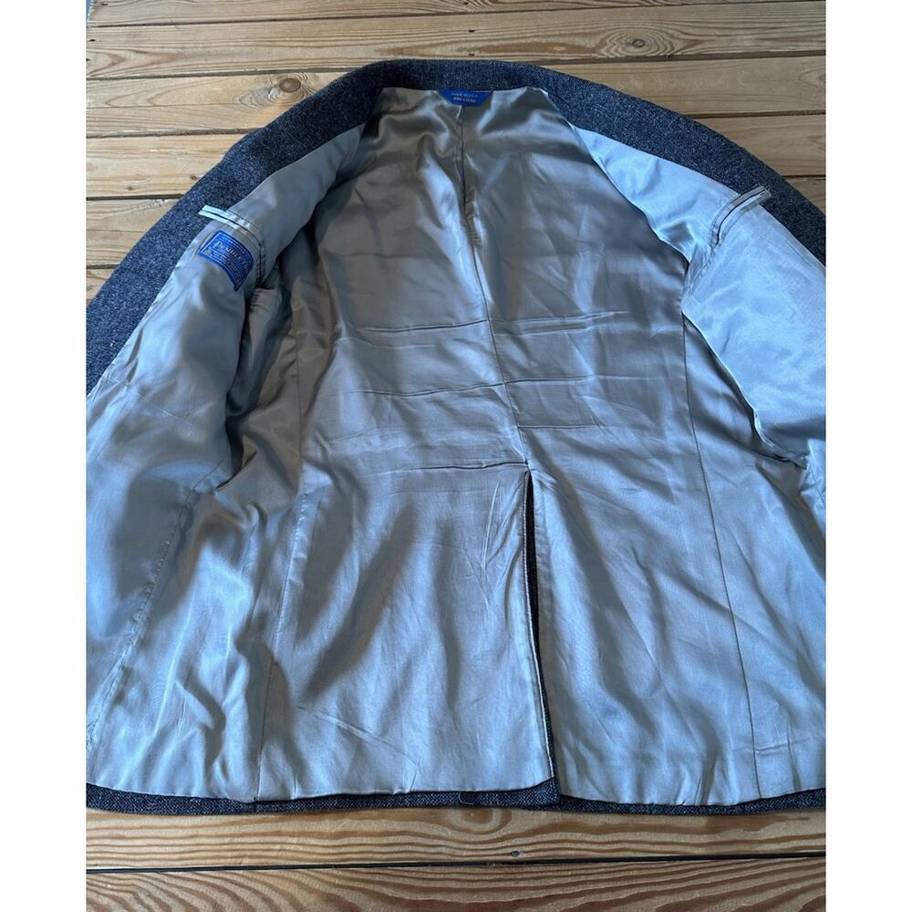 Vintage Pendleton Men’s Gray Elbow Patch Wool Sui… - image 5